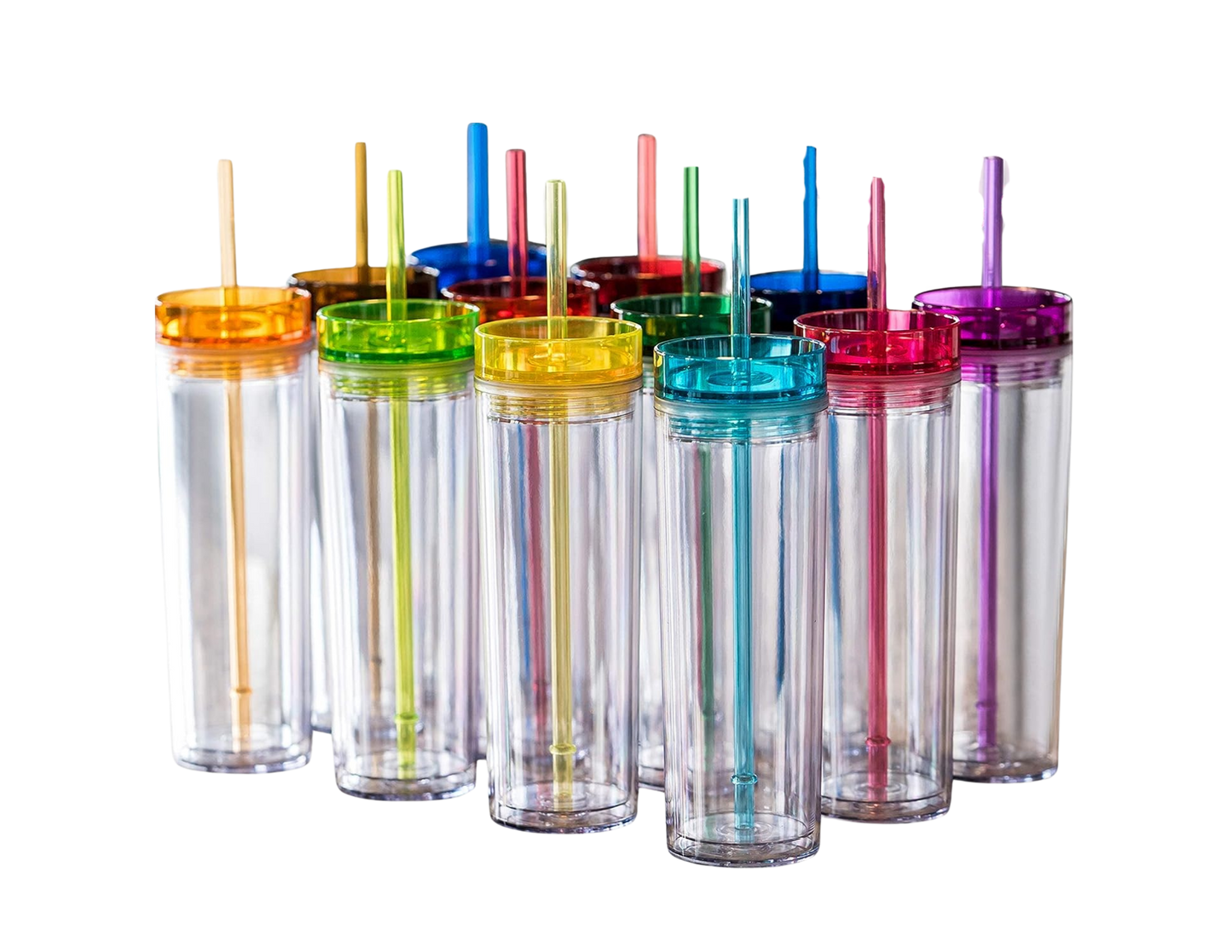 Acrylic Skinny Tumblers - 16oz