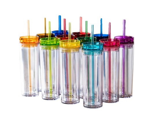 Acrylic Skinny Tumblers - 16oz