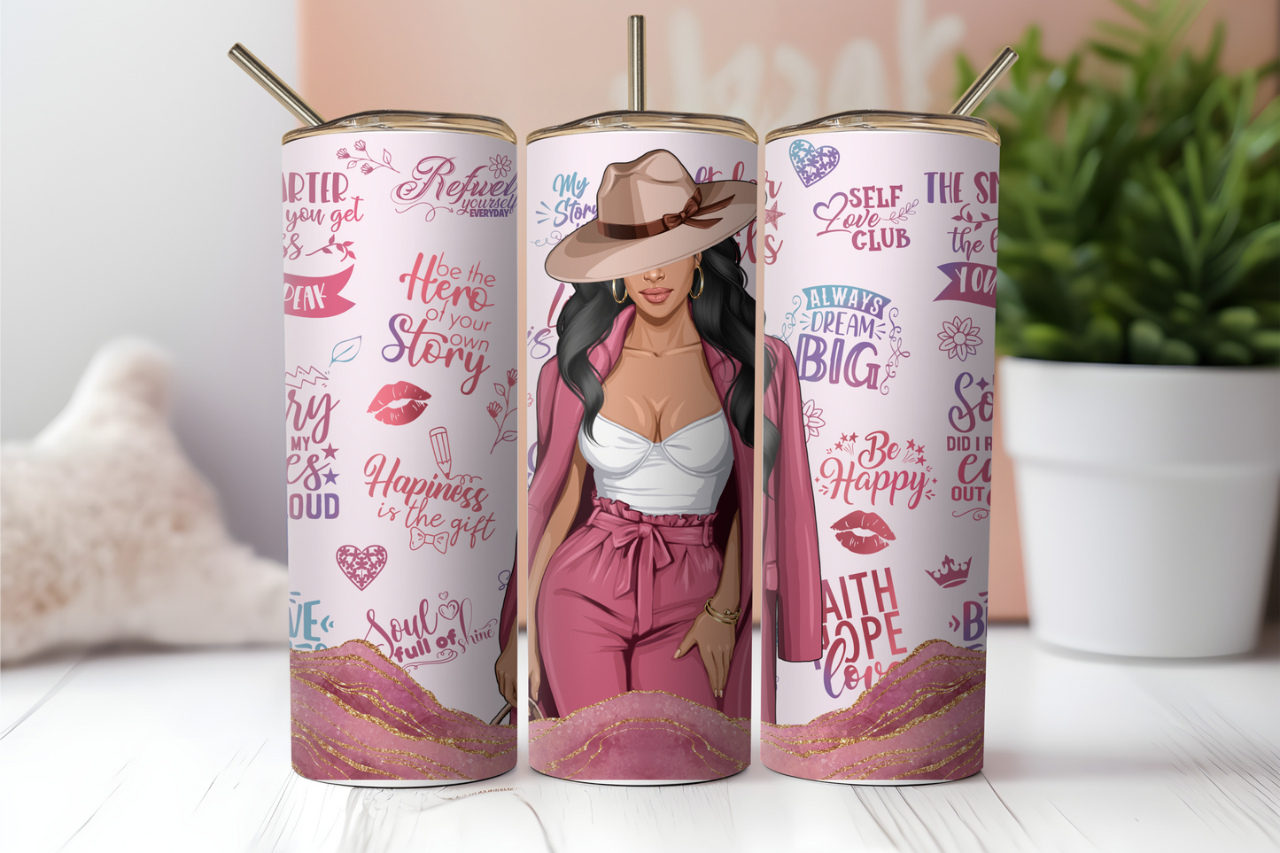 Inspirational Boss Girl Tumbler