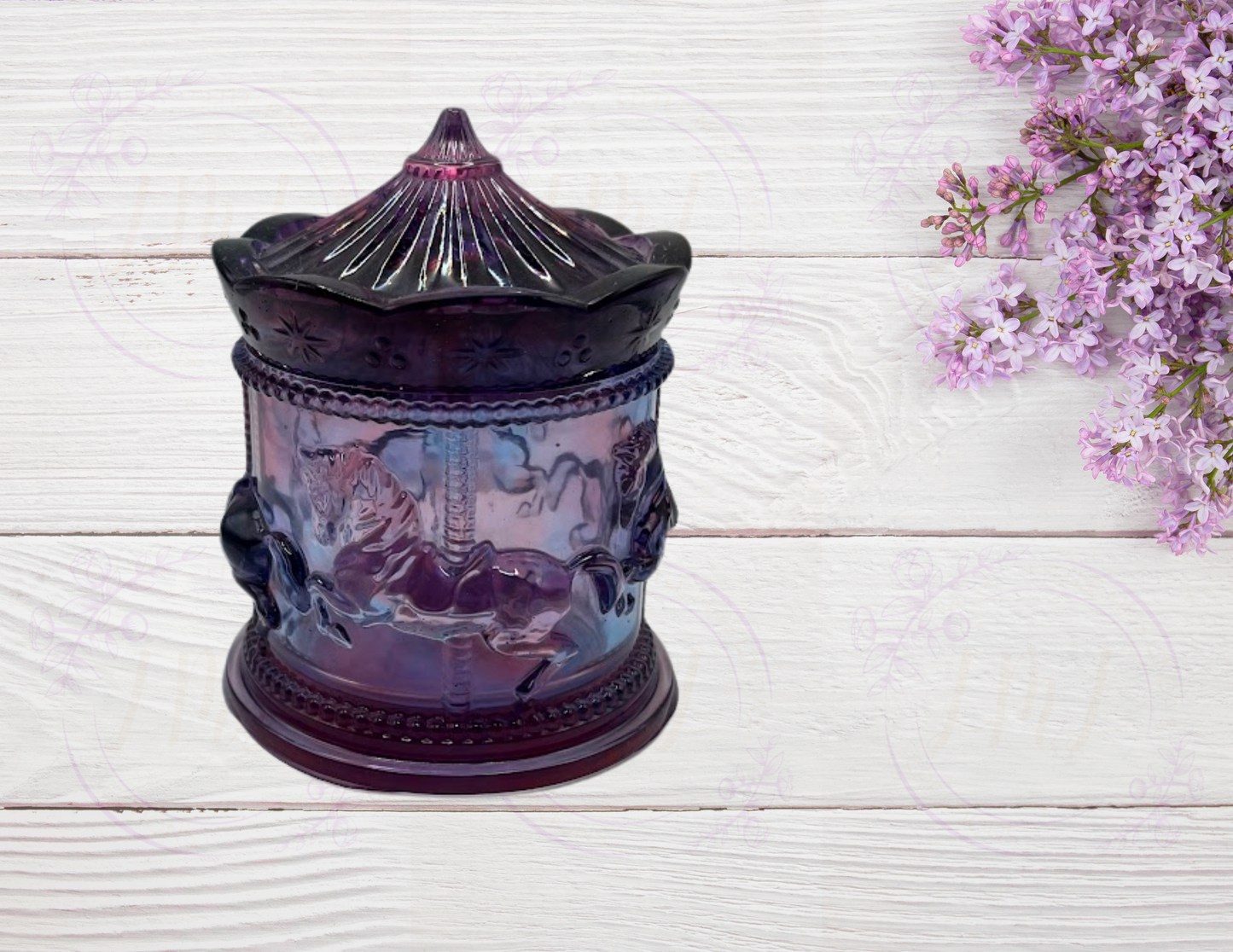 Carousel Trinket Jar