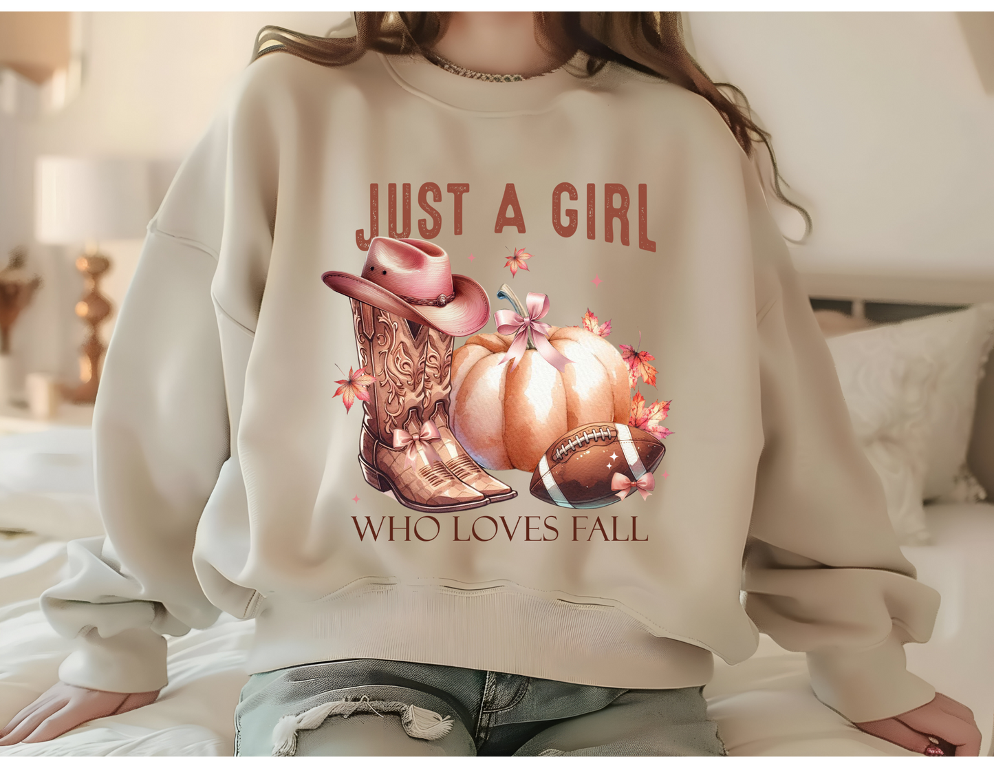 Just A Girl Who Loves Fall Sweatshirt