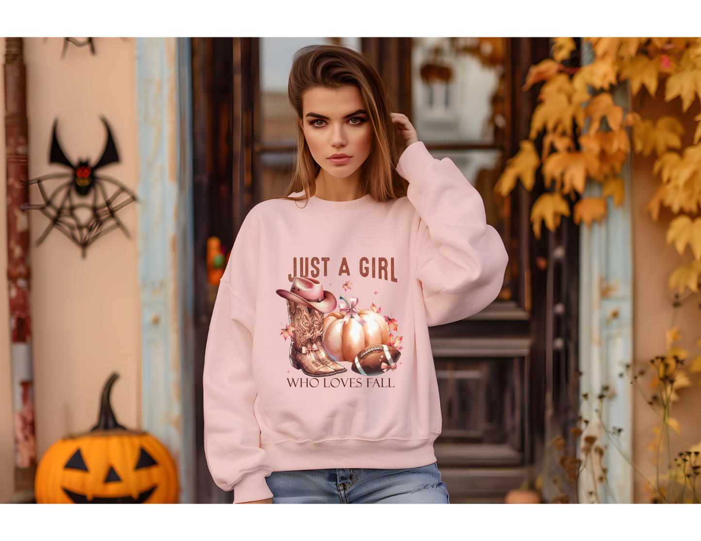 Just A Girl Who Loves Fall Sweatshirt